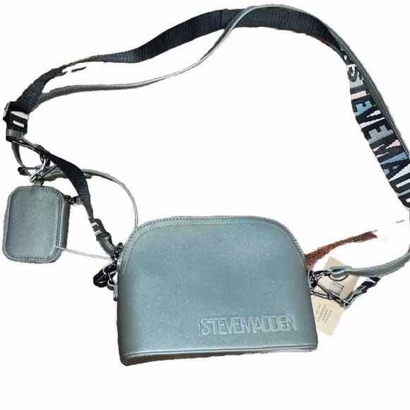 Steve Madden Juniper Crossbody Double Strap Bag, Steve Madden Colorful Strap NWT - Picture 3 of 7